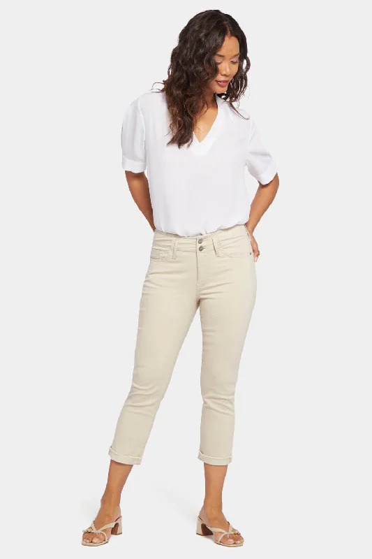 Chloe Capri Jeans - Feather Casual Women's Loose - fitting