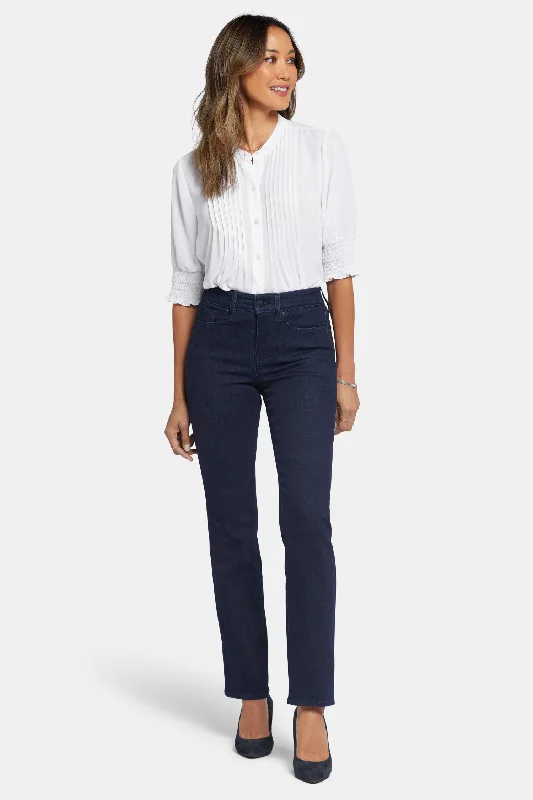 Ellison Straight Jeans - Rinse Sporty Women's Athleisure 