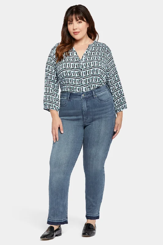 High Straight Jeans In Plus Size - Playlist Refined Women's Hand - crafted