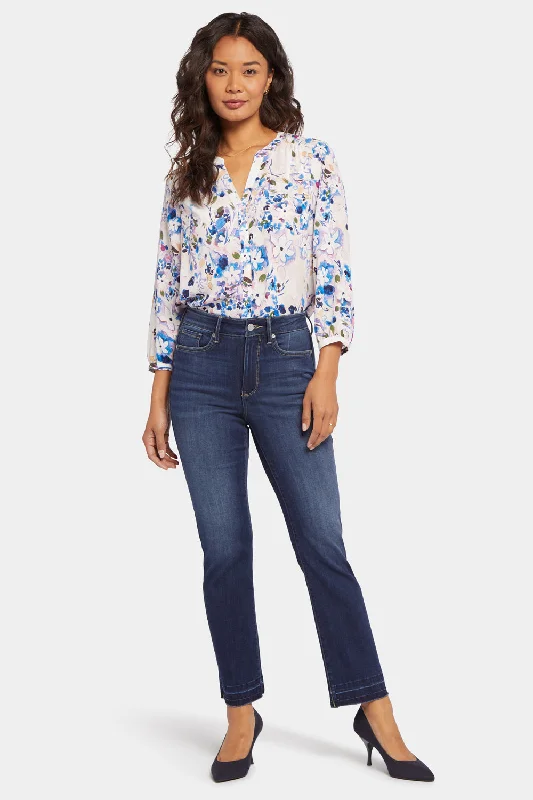 Marilyn Straight Ankle Jeans In Petite - Wonderland garde