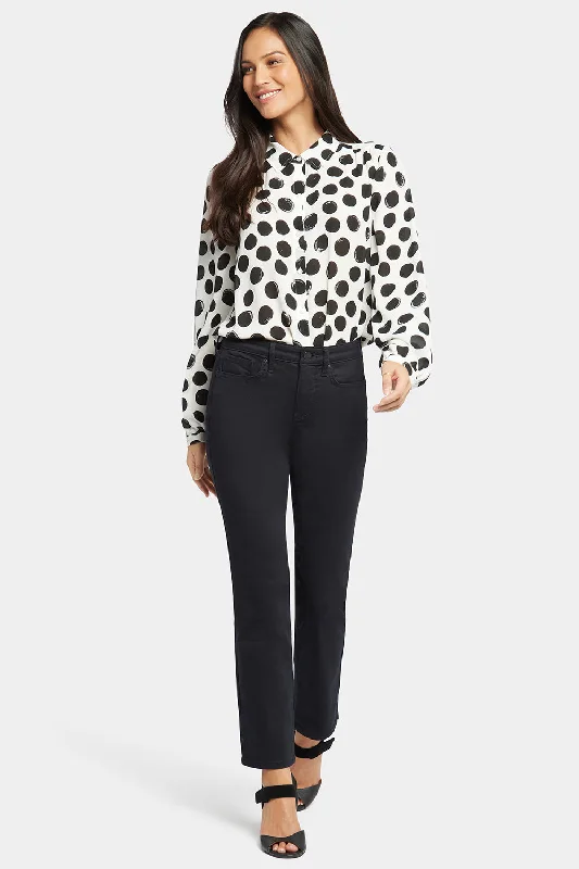 Sheri Slim Ankle Jeans - Black Women