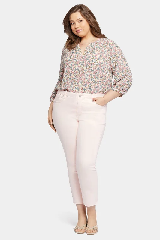 Sheri Slim Ankle Jeans In Plus Size - Carnation European