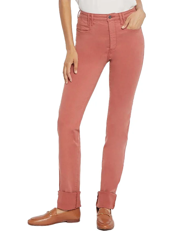 Sheri Womens High-Rise Slimming Slim Jeans Business
