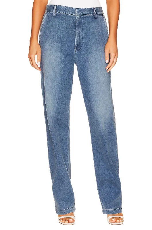 Straight Leg Trouser In Midwash Artistic Women's Avant - 