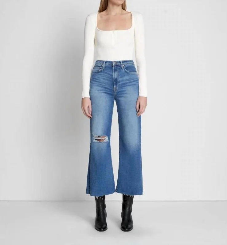 Ultra High Rise Cropped Jo Jeans In Lyme Athletic Women's High - 