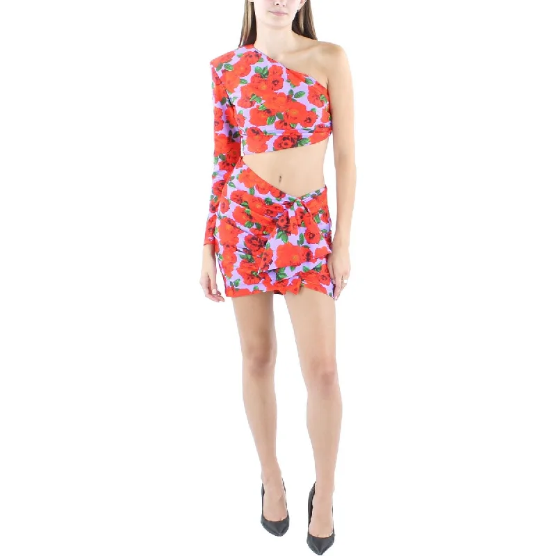 New Arrivals Womens Floral Print  Mini Dress