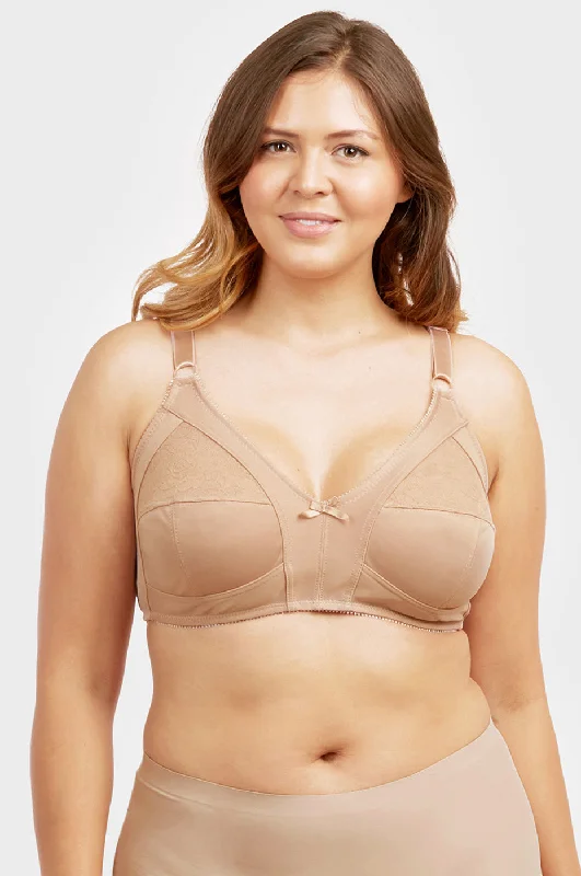 SOFRA LADIES FULL CUP NO WIRE MAMA BRA,WIDE STARP (BR1535N2)