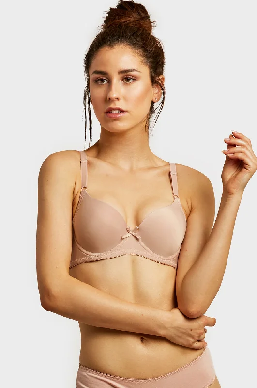 SOFRA LADIES FULL CUP PLAIN BRA (BR4081P6)