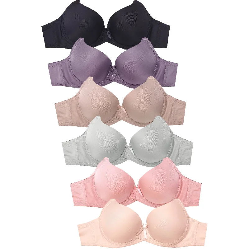 SOFRA LADIES FULL CUP PLAIN BRA (BR4089P5)