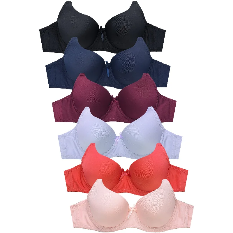 SOFRA LADIES FULL CUP PLAIN BRA (BR4600P7)