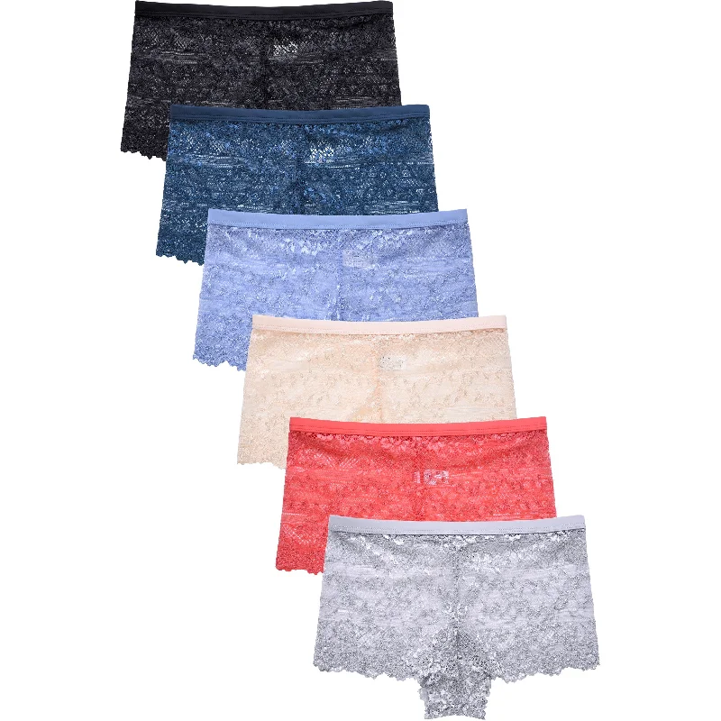 SOFRA LADIES LACE HIPSTER PANTY (LP9084LH)